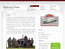 Tablet Screenshot of kulczyna-team.lesniczowka-smolnica.pl