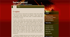 Desktop Screenshot of barwy-jesieni.lesniczowka-smolnica.pl