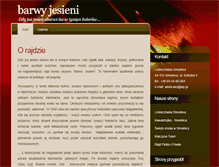Tablet Screenshot of barwy-jesieni.lesniczowka-smolnica.pl